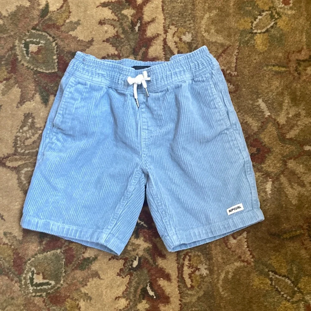 RIPCURL Blue Corduroy Boys Shorts.